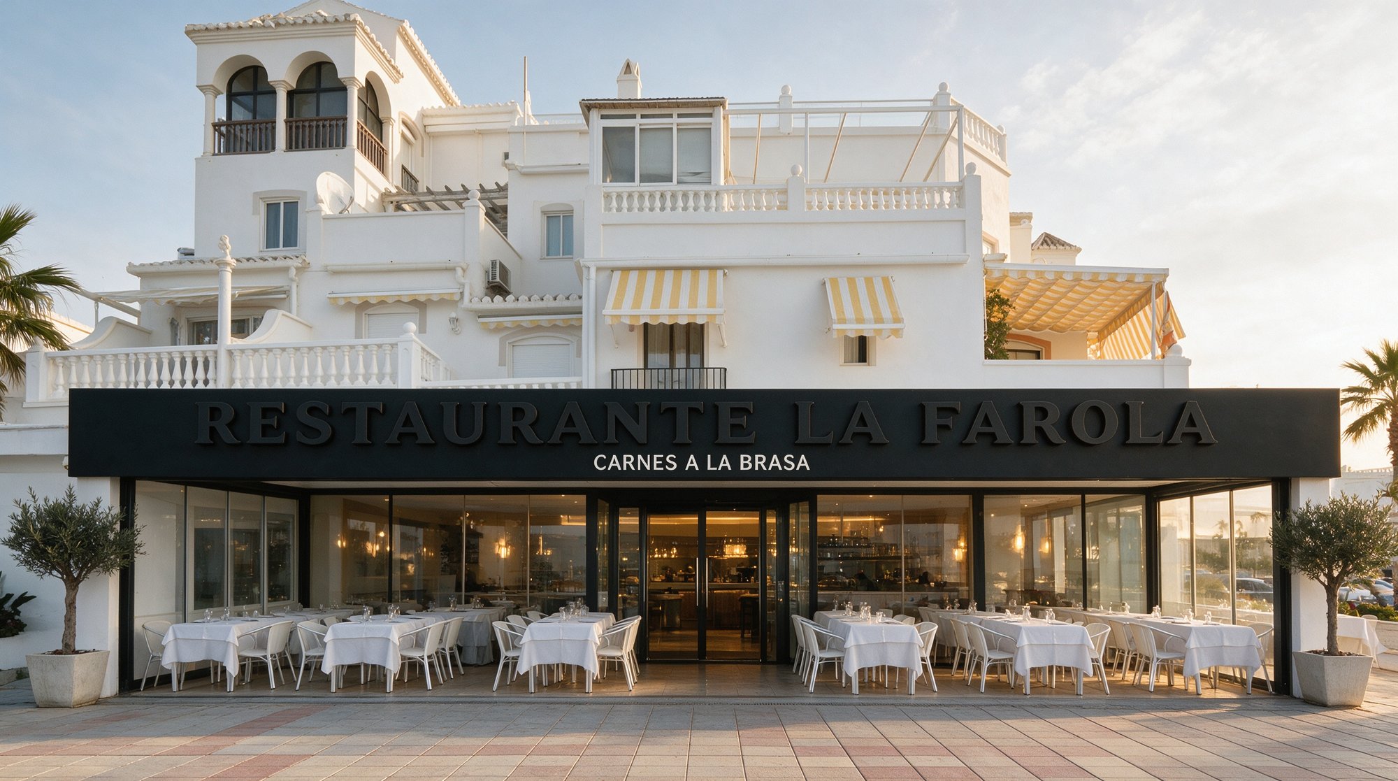 Imagen principal de Restaurante La Farola, a primera línea del mar en Torrox Costa
